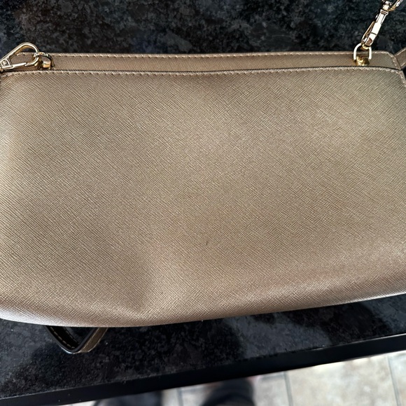 Michael Kors Metallic Gold Crossbody Bag - Picture 5 of 5